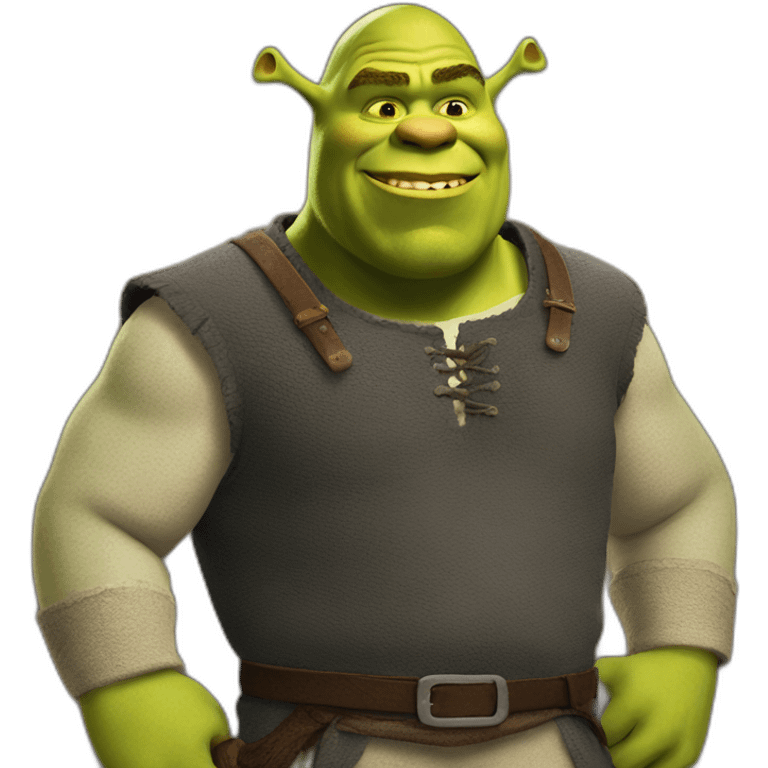 shrek dors emoji