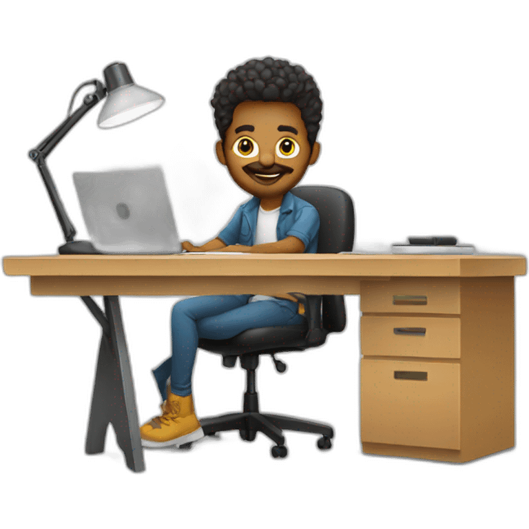 graphic-designer-at-desk emoji