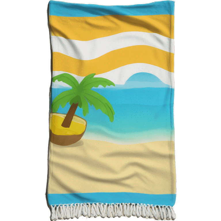 beach towel emoji