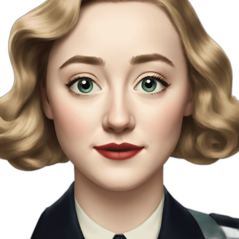 saoirse ronan 1940s emoji