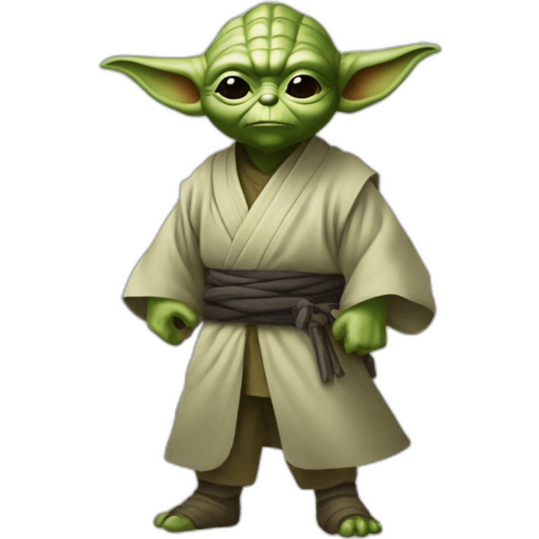 Yoda samouraï emoji