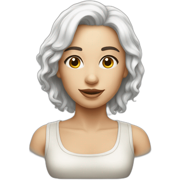 Caravan white realistic  emoji