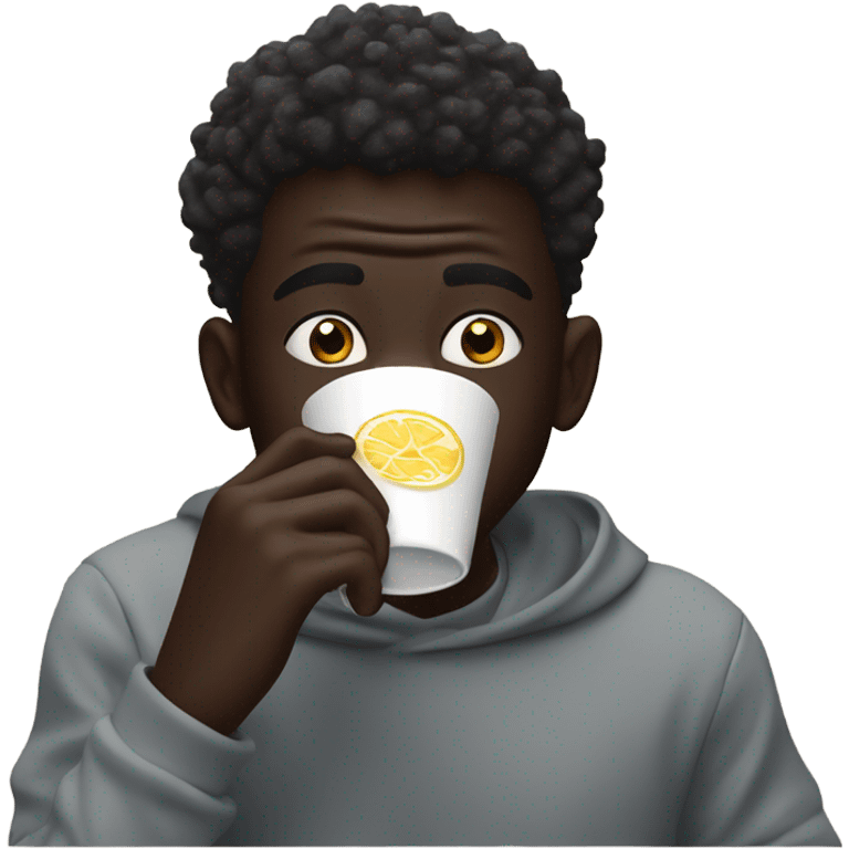 bukayo saka sipping tea emoji