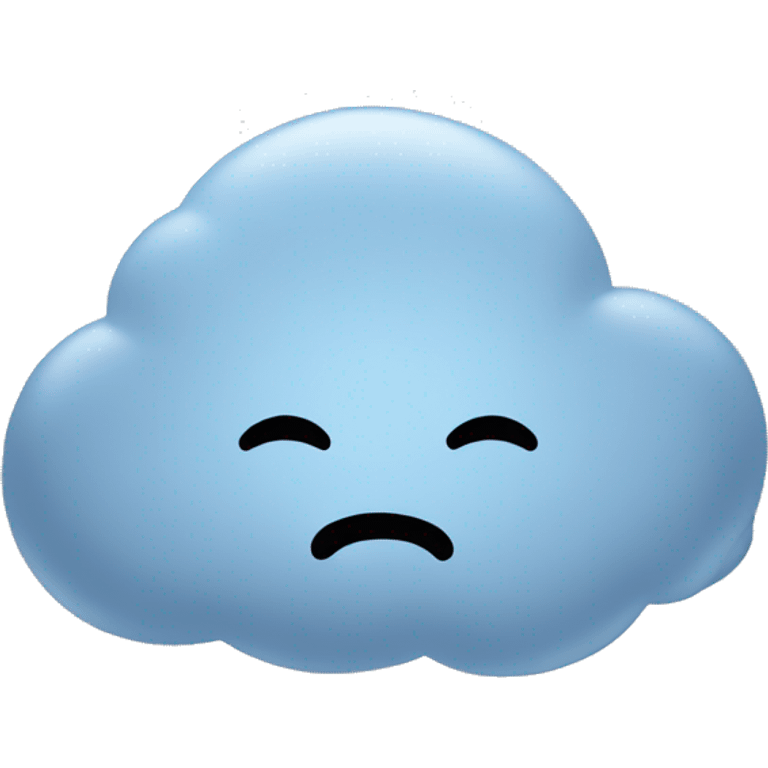 a thought cloud emoji