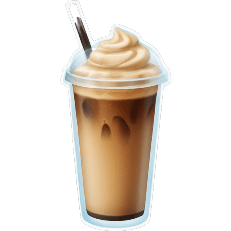 Iced coffee emoji