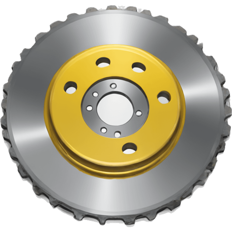 Brake disc of a car emoji