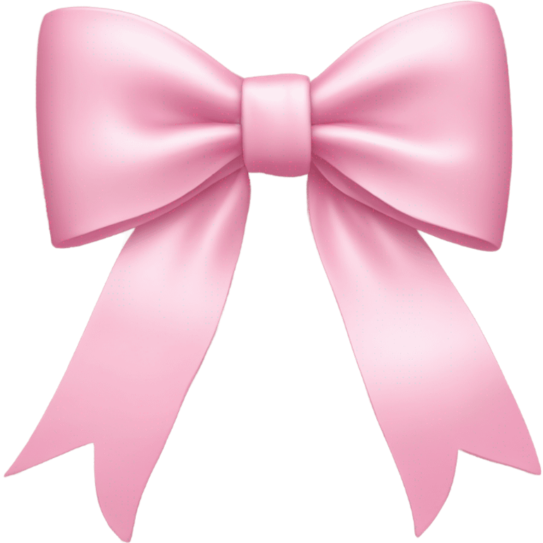 light pink bow on light pink bow emoji