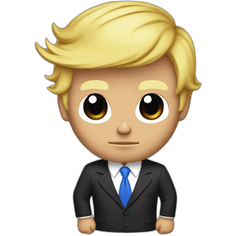 Donald Trump in one piece emoji