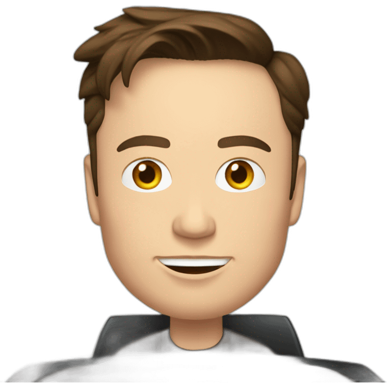 Elon Musk Driving a Tesla emoji