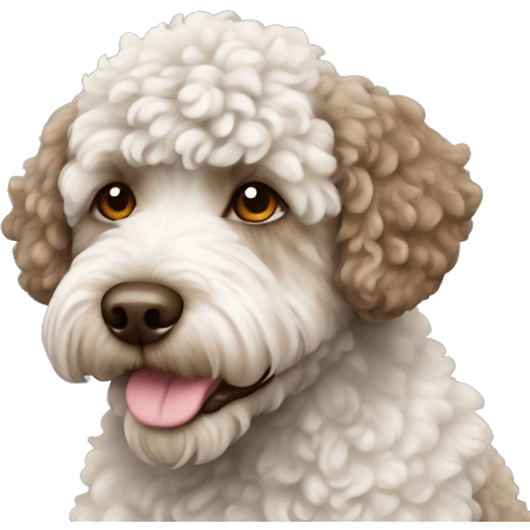 Lagotto romagnolo dog  emoji