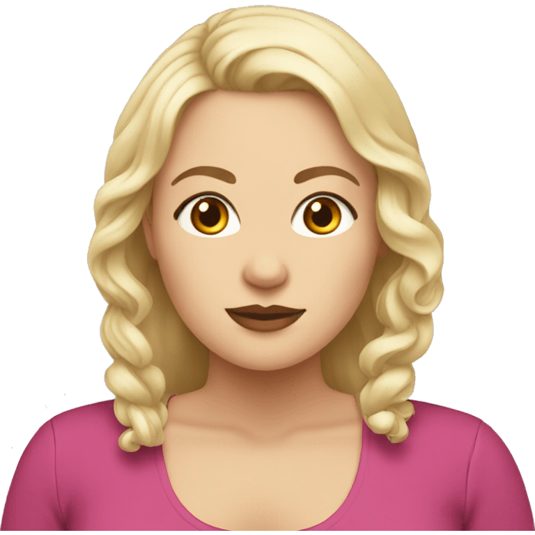 three white women plus size emoji