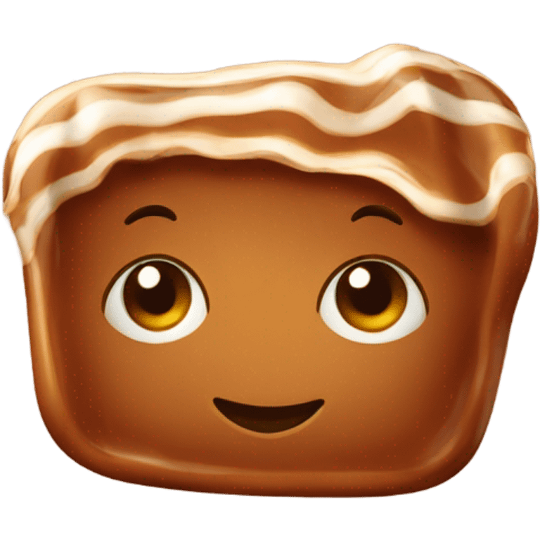 Toffee candy emoji