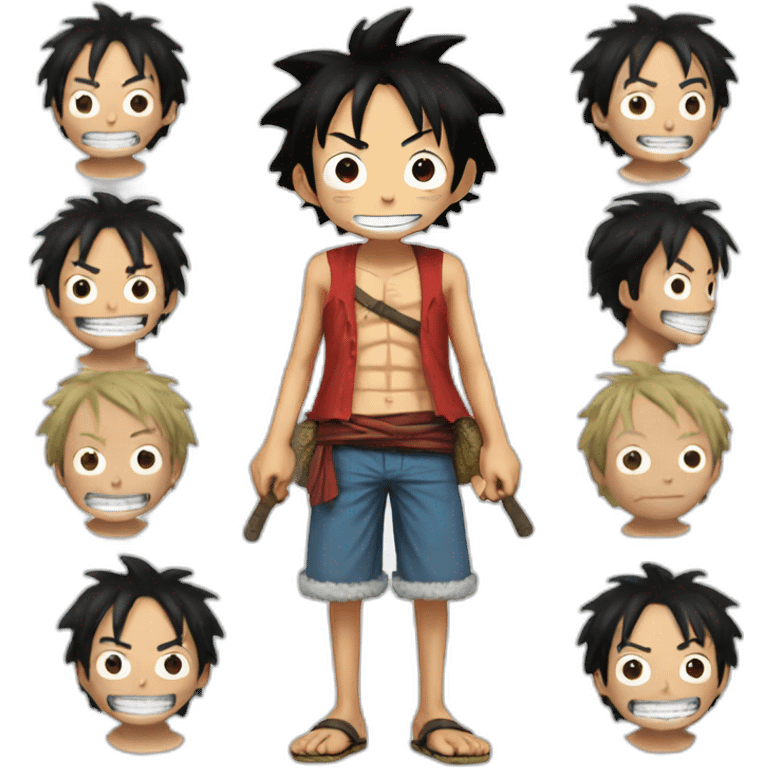 Luffy emoji