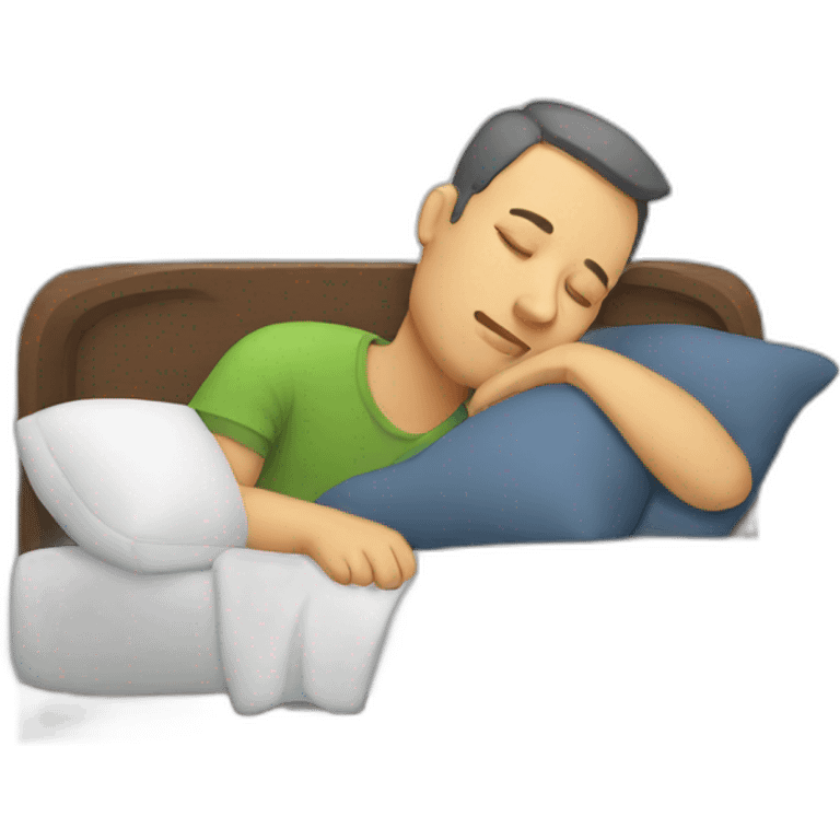 man sleeping emoji