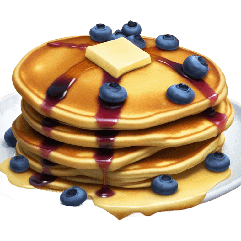 blueberry pancakes  emoji