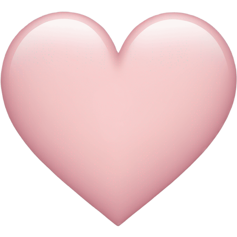 light pink heart emoji