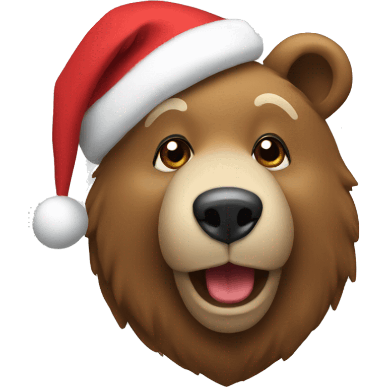 christmas bear  emoji