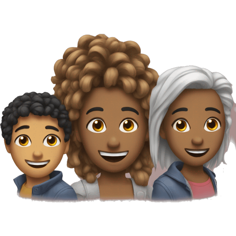 3 best friends emoji