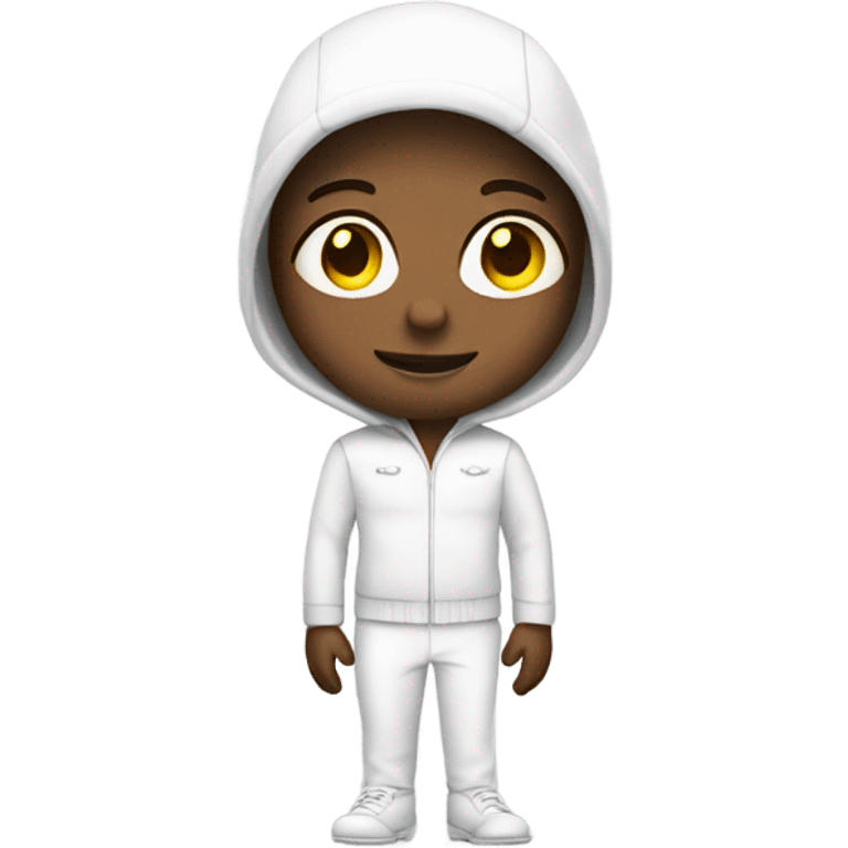 keep the same emoji but white outfit emoji