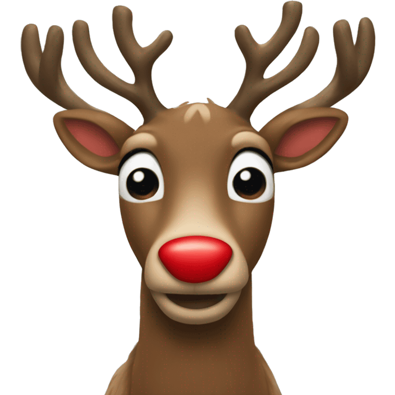 Red Nosed Reindeer emoji