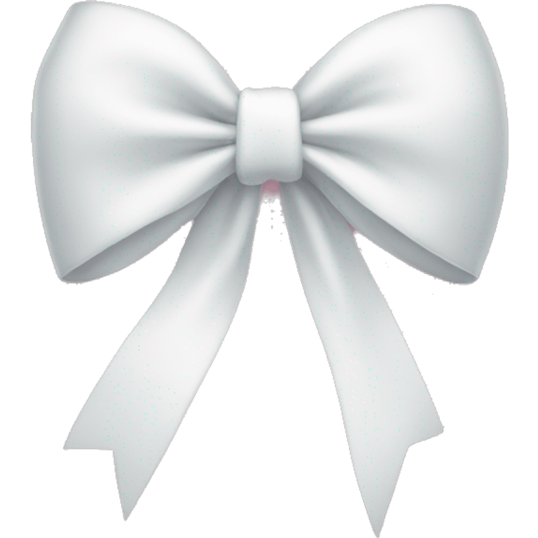 white bow emoji