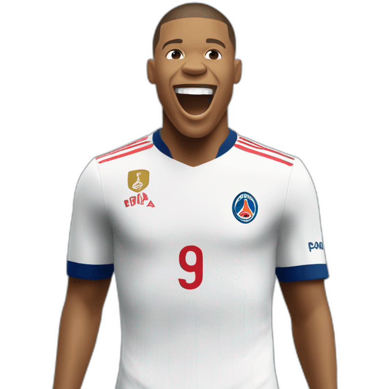 Kylian mbappé célébration emoji