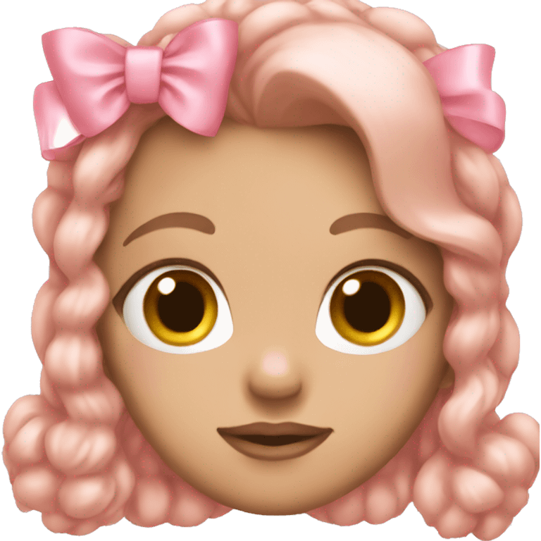 Babypink bow emoji