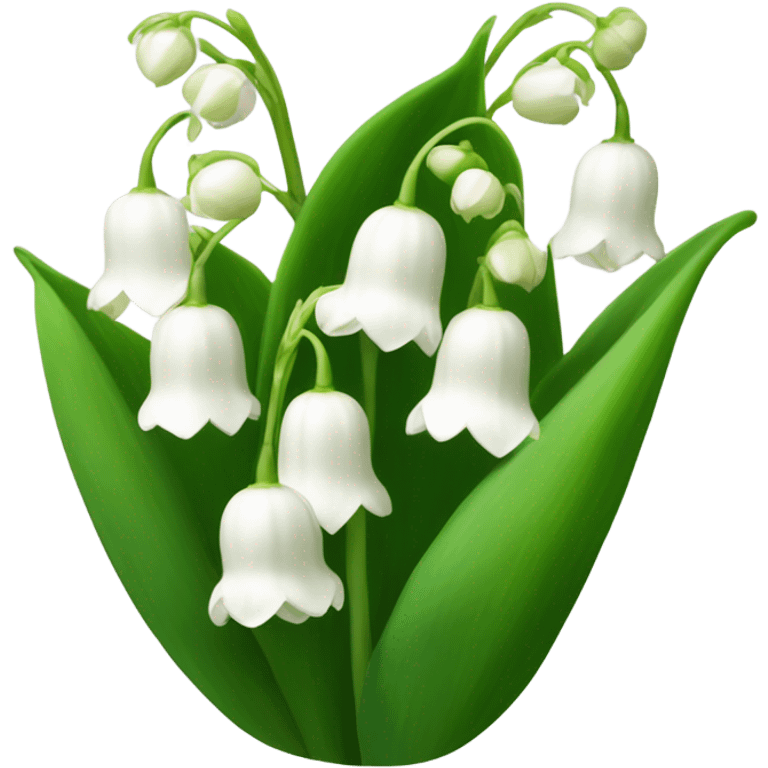 Lily of the valley flower emoji