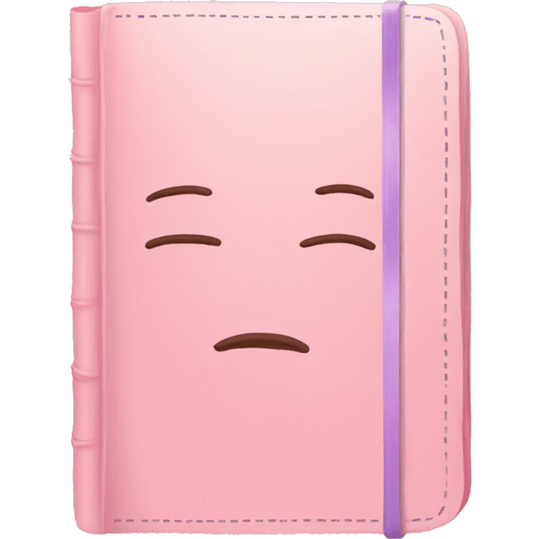 pastel pink journal emoji