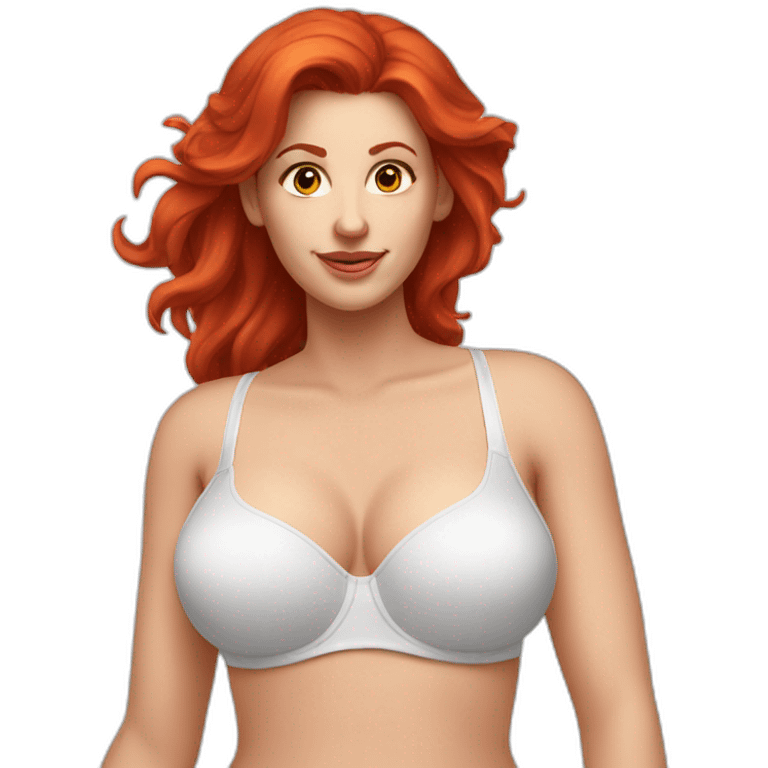 large-chested-white-woman-bras-red-hair emoji