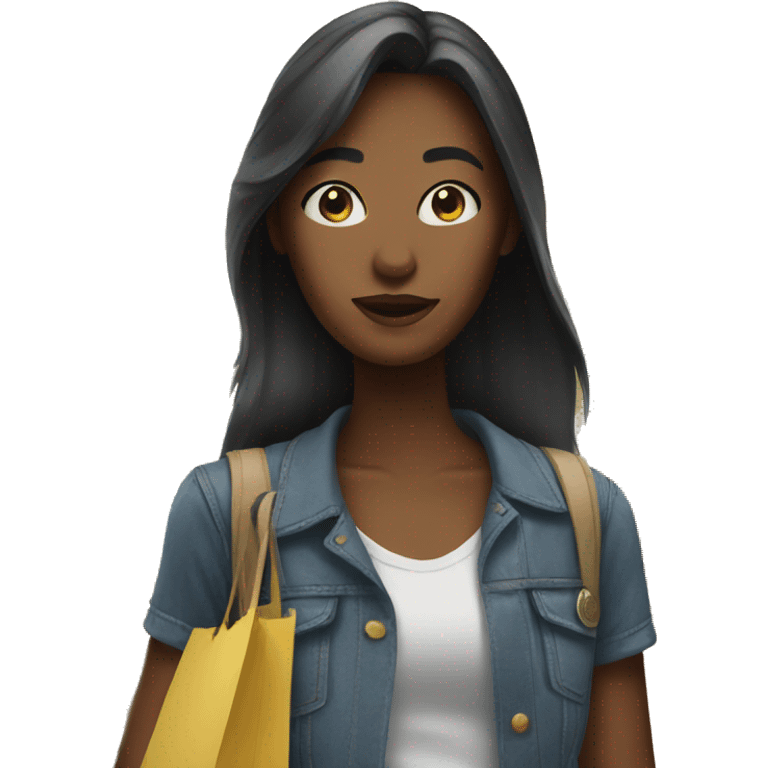 shopping girl emoji