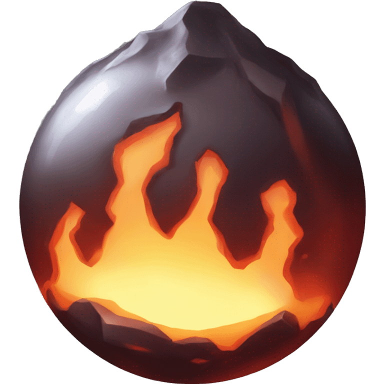 Orb of magma emoji