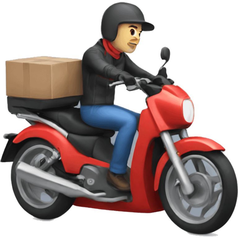 Moto delivery emoji