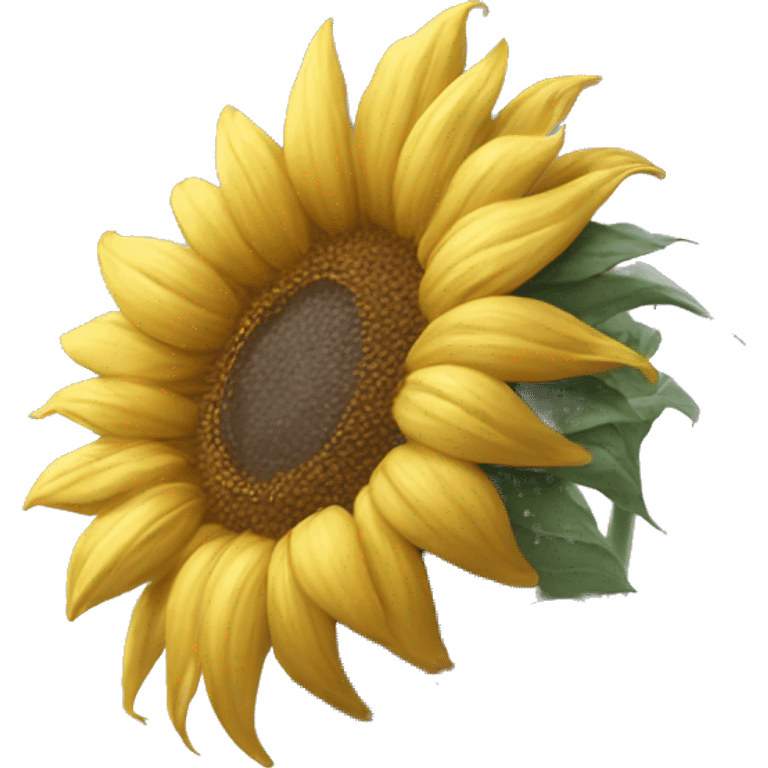 Sunflower pastel emoji