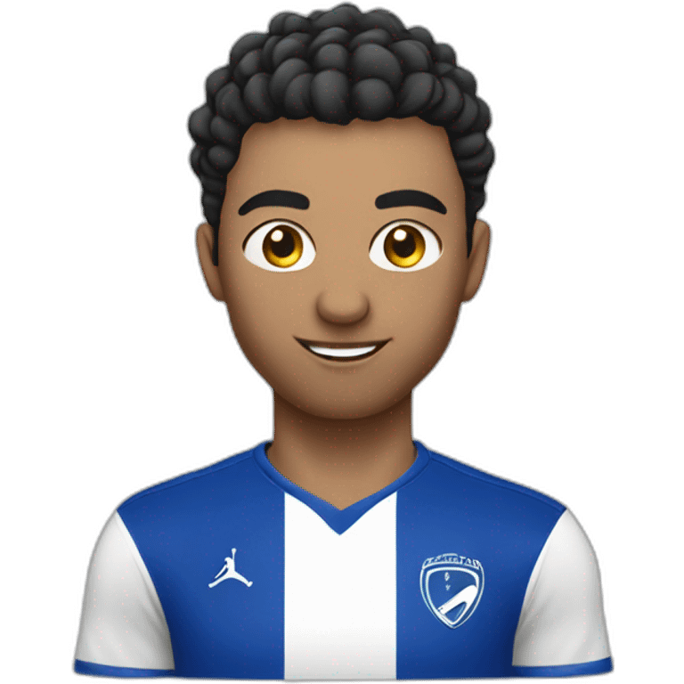 Hilal player with champion emoji