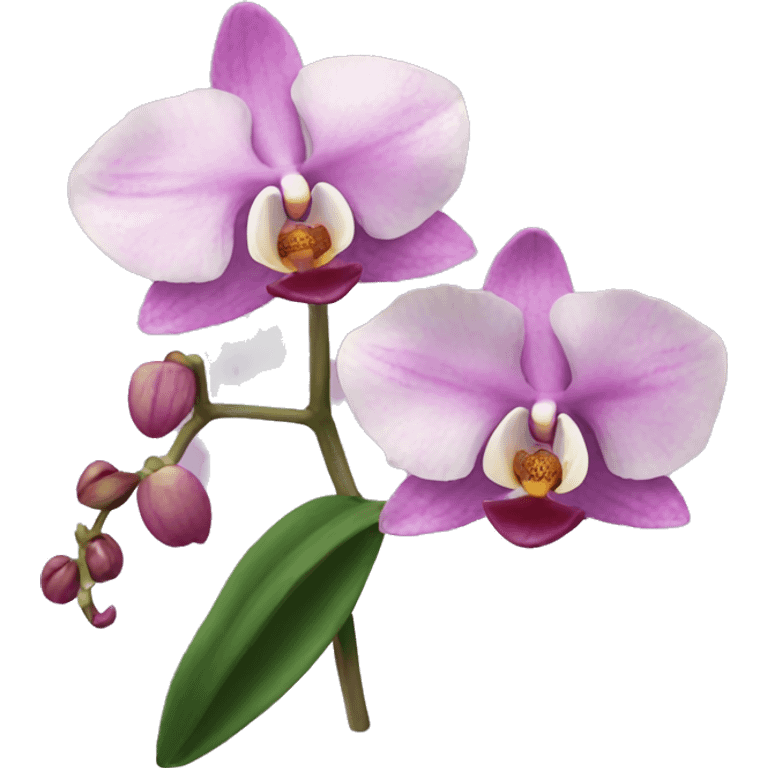 orchids emoji