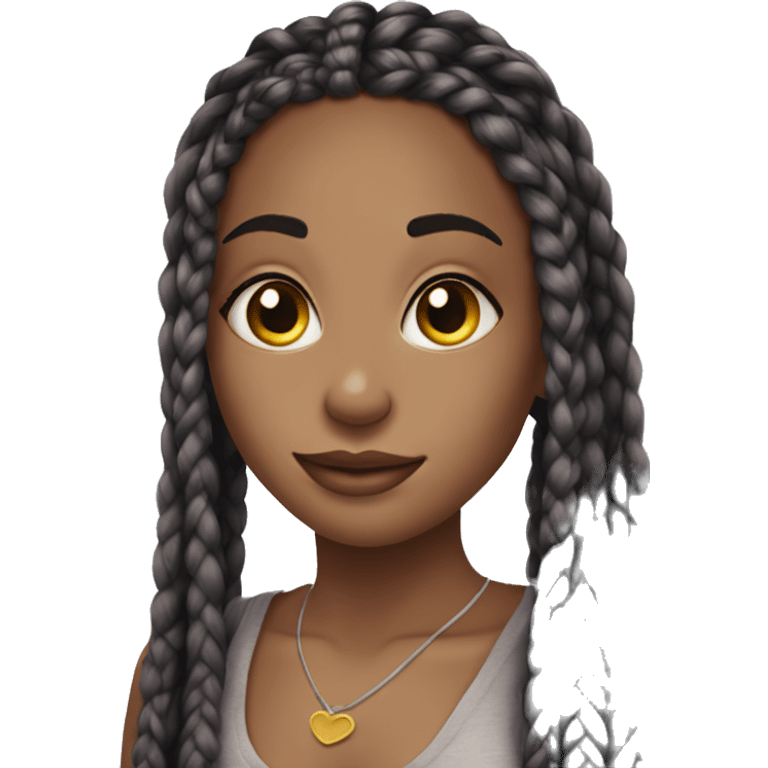 box braids  emoji