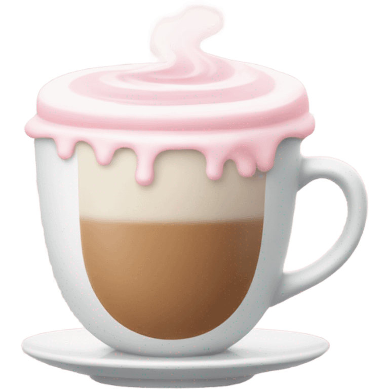 pink coffee  emoji