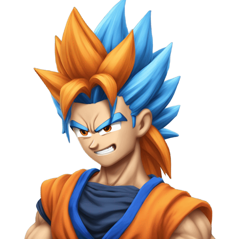 Gogeta blue emoji