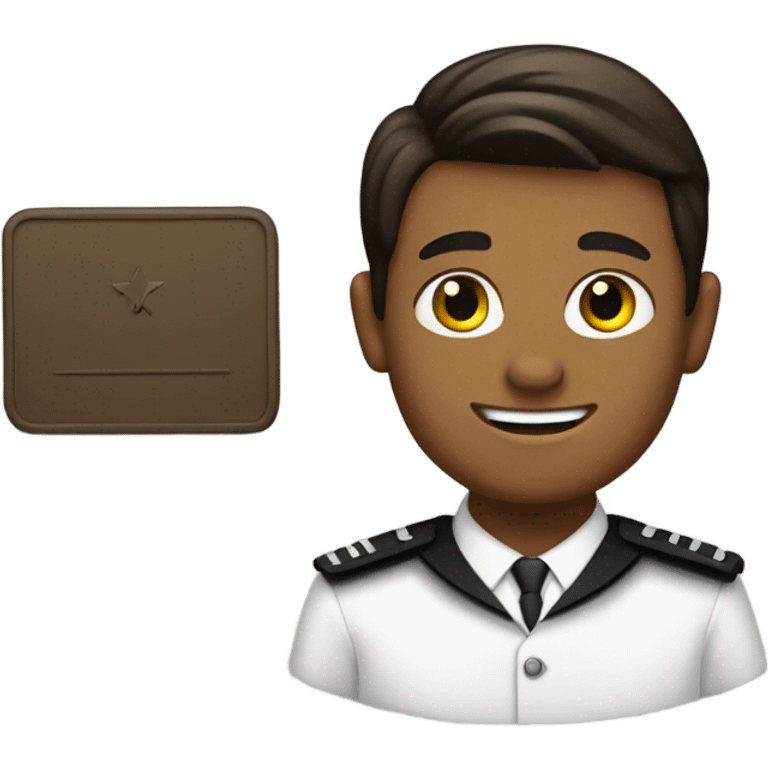 LDS Missionary with a black nametag emoji