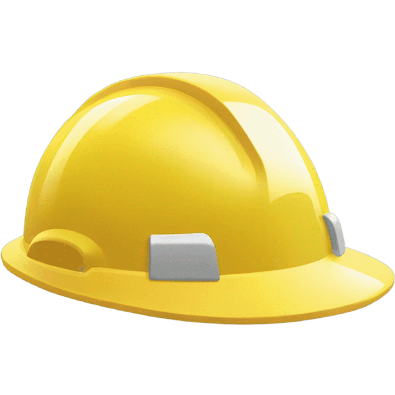 Yellow Hard hat emoji