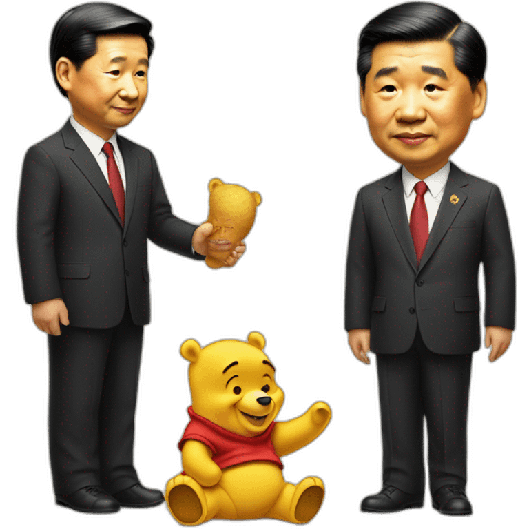 Xi Jinping as Winnie the Pooh emoji