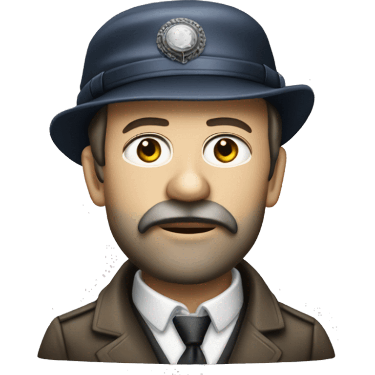 sociologist max weber wearing engine driver hat emoji