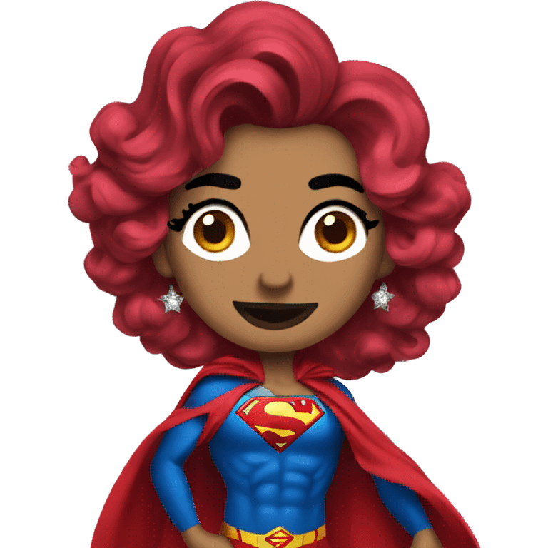 drag queen superman  emoji