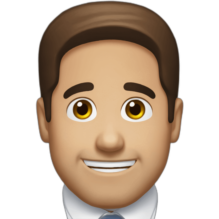 Michael scott happy emoji