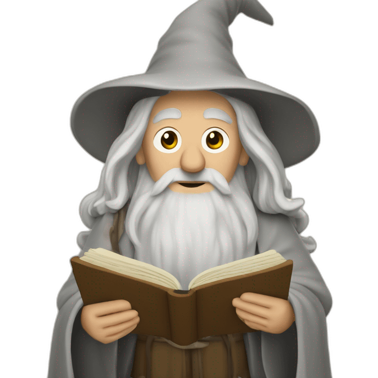 gandalf reling a story emoji