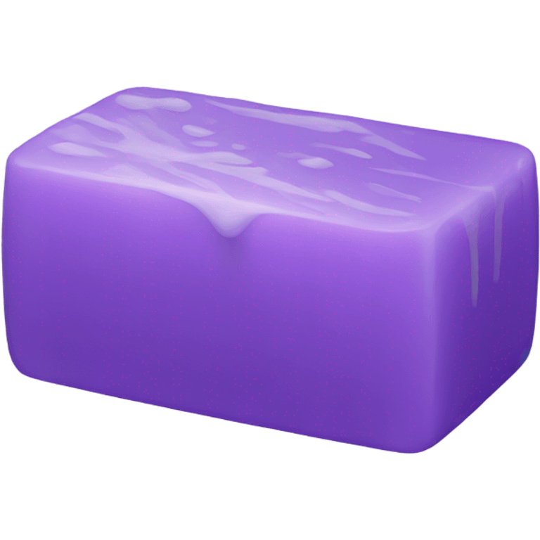 Purple soap emoji