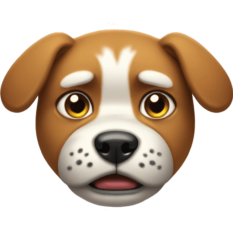 Angry dog emoji