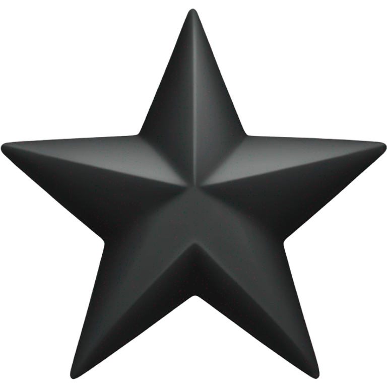 Black star emoji