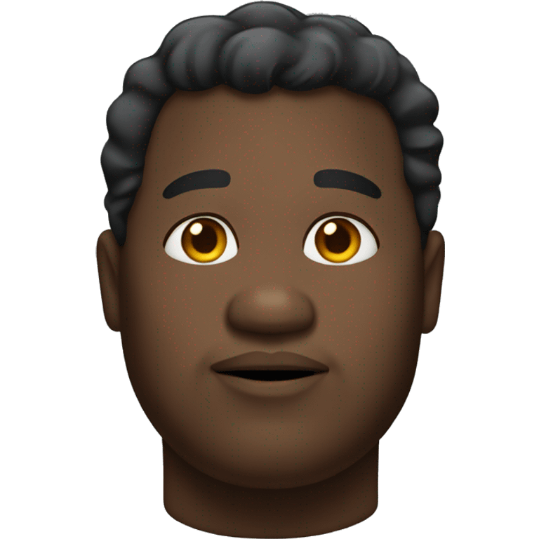 Fat black guy  emoji